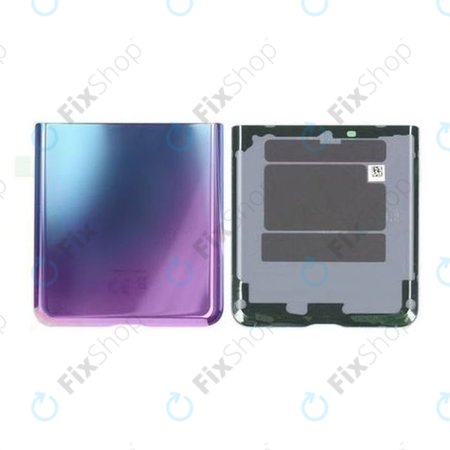 Samsung Galaxy Z Flip F700N - Akkumulátor Fedőlap Alsó (Mirror Purple) - GH82-22204B Genuine Service Pack