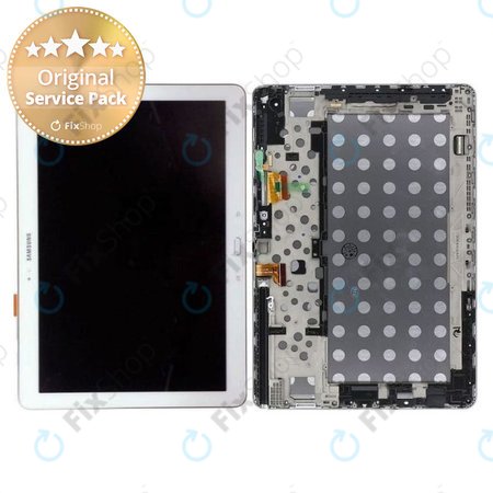Samsung Galaxy Note Pro 12.2 P900 - LCD Kijelző + Érintőüveg + Keret (White) - GH97-15510B Genuine Service Pack