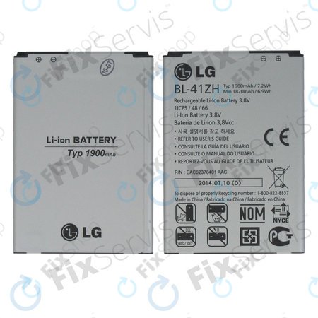 LG L50 D213, LG L Fino, LG Leon - Akkumulátor BL-41ZH 1900mAh  - EAC62378401