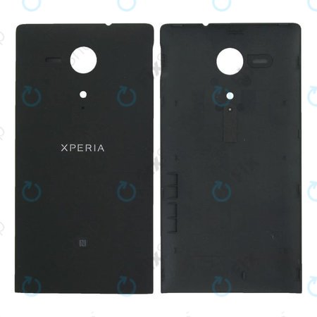 Sony Xperia SP M35H - C5303 - Akkumulátor fedőlap (Fekete) - 1268-3708