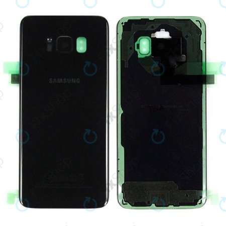 Samsung Galaxy S8 G950F - Akkumulátor Fedőlap (Midnight Black) - GH82-13962A Genuine Service Pack