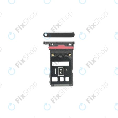 Huawei Mate 20 Pro - SIM Adapter (Black) - 51661KCR Genuine Service Pack