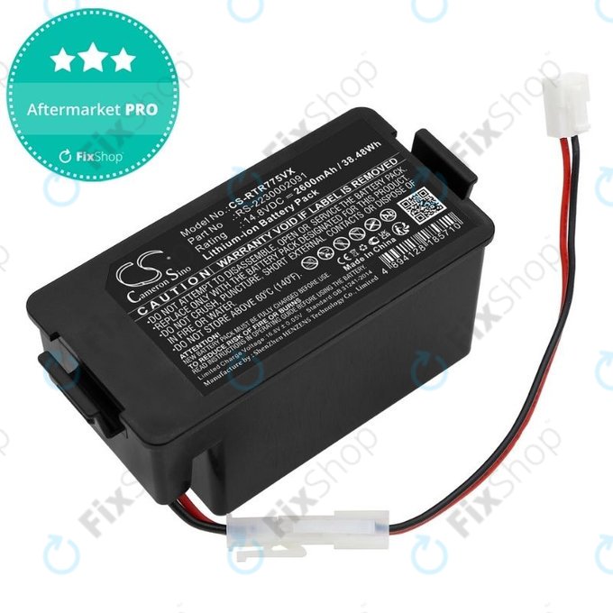 Rowenta RR7774, RR7755, Tefal RG7765 - Akkumulátor RS-2230002091 Li-Ion 14.8V 2600mAh HQ