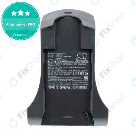 Akkumulátor Shark IZ, 3000mAh, Li-Ion, 25.2V, XSBT700, HQ