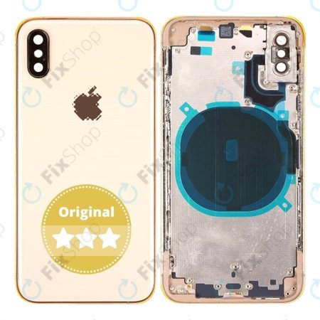 Apple iPhone XS - Hátsó Ház (Gold) Original