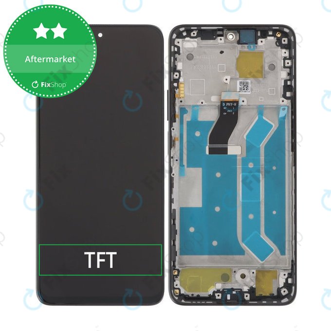 Huawei Nova 12i - LCD Kijelző + Érintőüveg + Keret (Midnight Black) TFT