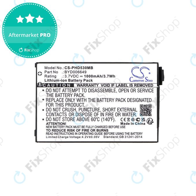 Akkumulátor Philips Avent Eco SCD535 DECT, 1000mAh, Li-Ion, 3.7V, BYD001743, HQ