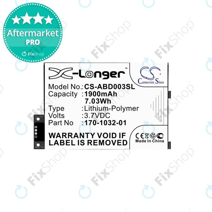 Amazon Kindle 3, 3 Wi-fi, 3G, Graphite - Akkumulátor 170-1032-01, S11GTSF01A 1900mAh HQ