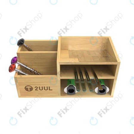 2UUL ST02 - Bamboo Tool Storage Rack - Eszközszervező