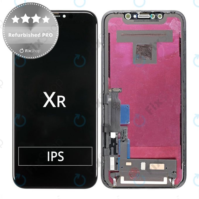 Apple iPhone XR - LCD Kijelző + Érintőüveg + Keret Refurbished PRO