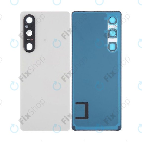 Sony Xperia 1 V - Akkumulátor Fedőlap (Platinum Silver)