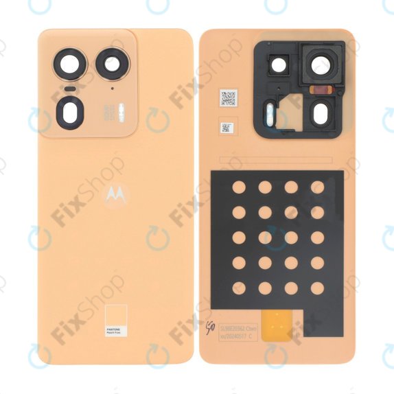 Motorola Edge 50 Ultra - Akkumulátor Fedőlap (Peach Fuzz) - 5S58C24473 Genuine Service Pack