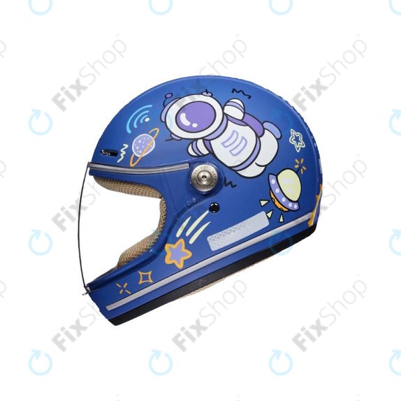 Gyerek sisak elektromos rollerhez és kerékpárhoz (46–52 cm) (Astronaut)