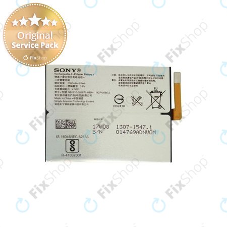 Sony Xperia XA1 G3121 - Akkumulátor LIP1635ERPCS 2300mAh - 1307-1547 Genuine Service Pack