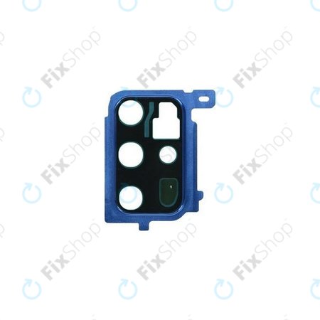 Samsung Galaxy S20 Plus G985F - Hatsó Kamera Lencse Keret (Aura Blue) - GH98-45004H Genuine Service Pack