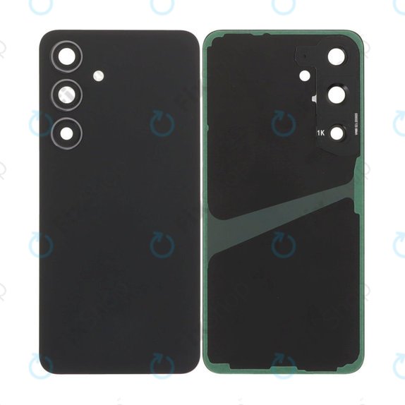 Samsung Galaxy S24 S921B - Akkumulátor Fedőlap Komplett (Onyx Black)