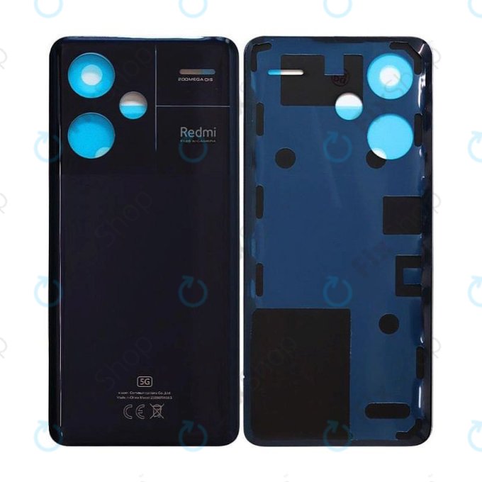 Xiaomi Redmi Note 13 Pro+ 23090RA98C - Akkumulátor Fedőlap (Midnight Black) - 560035N16U00 Genuine Service Pack