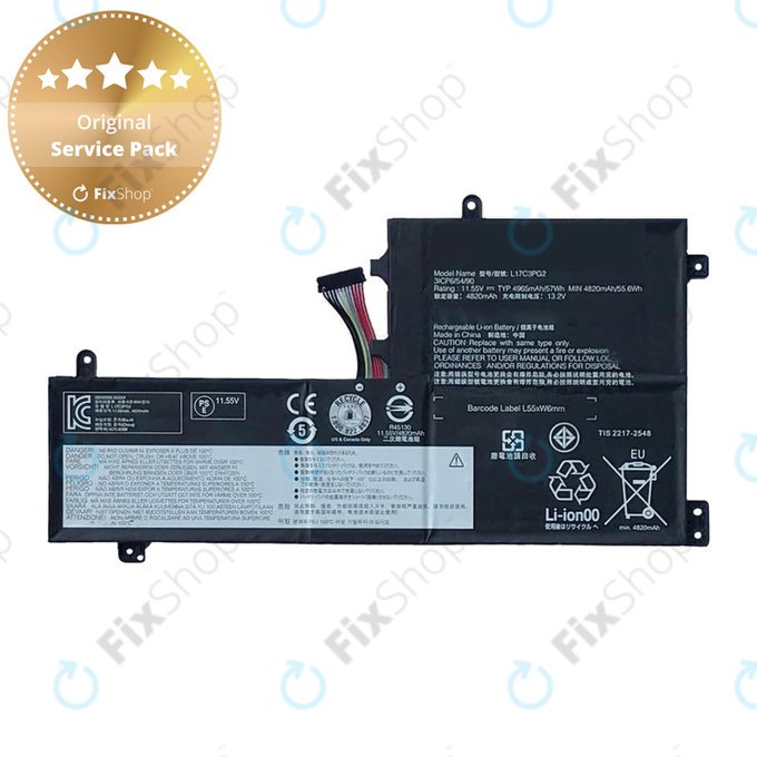 Lenovo Legion 5 15ICH-1060 - Akkumulátor L17C3PG2 4965mAh - 77055506 Genuine Service Pack