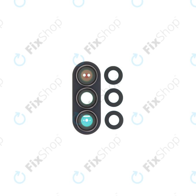 Samsung Galaxy Z Fold 7 F966B - Hátlapi Kameralencse Üveg + Keret (Jetblack)