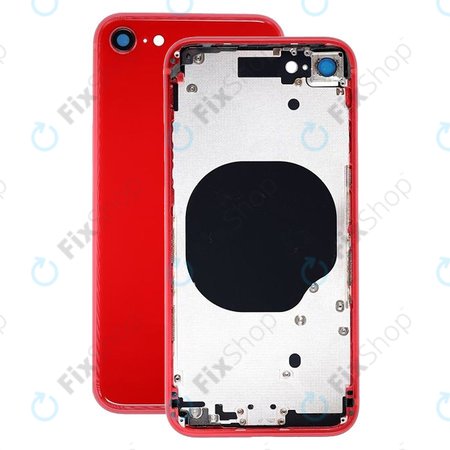 Apple iPhone 8 - Hátsó Ház (Red)