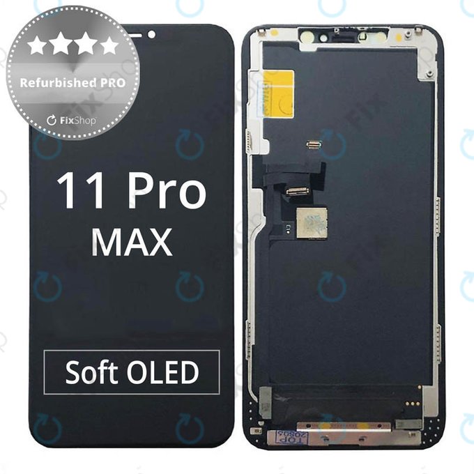 Apple iPhone 11 Pro Max - LCD Kijelző + Érintőüveg + Keret Refurbished PRO