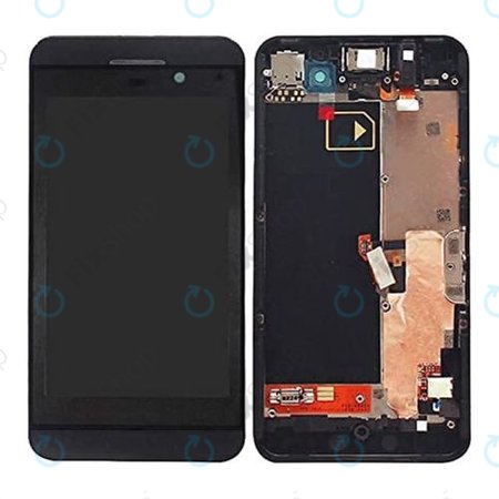 Blackberry Z10 - LCD Kijelző + Érintőüveg + Keret 3G (Fekete)