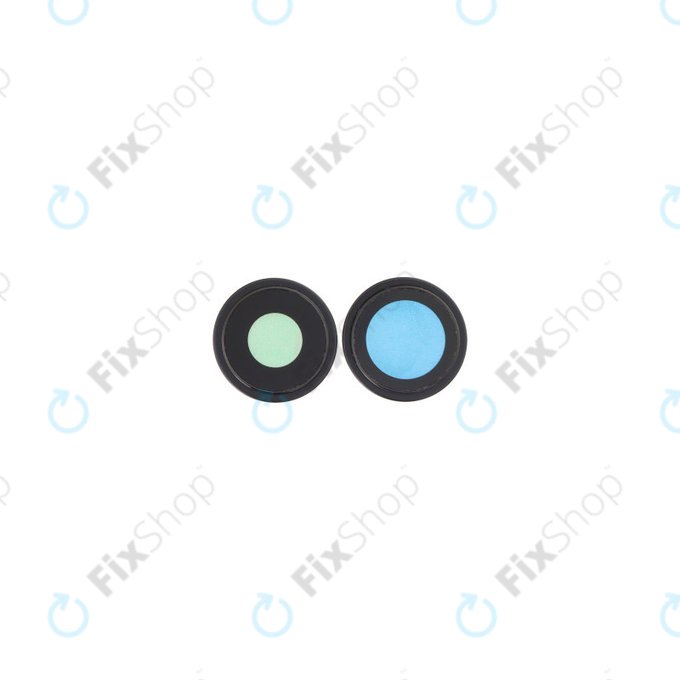 Apple iPhone 16, 16 Plus - Hátlapi Kamera Lencse Kerettel (Black) - 2db