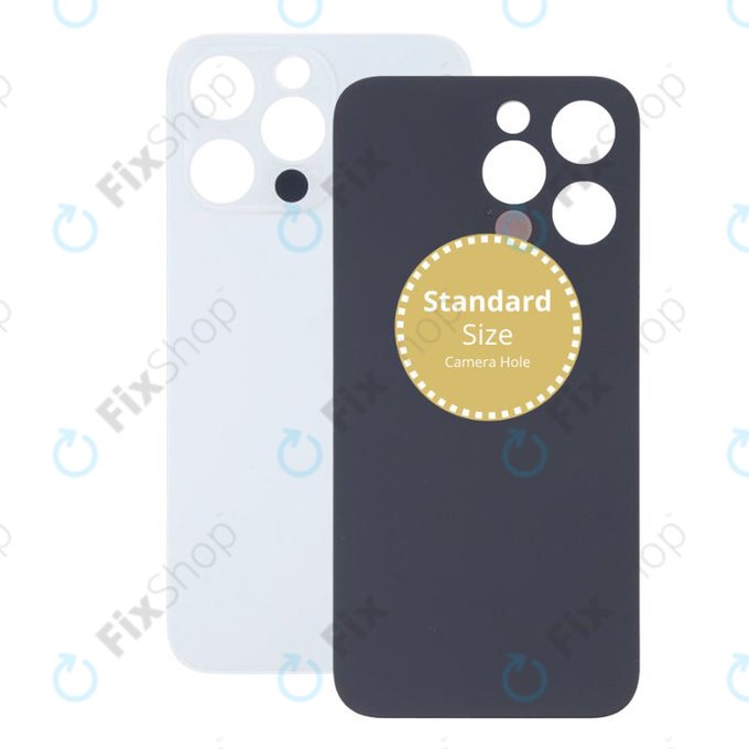 Apple iPhone 13 Pro - Hátsó Ház Üveg (Silver)