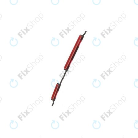 Samsung Galaxy A10 A105F - Bekapcsoló + Hangerő Gomb (Red) - GH64-07402D Genuine Service Pack