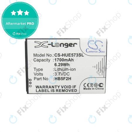 Akkumulátor Huawei E5330, 1700mAh, Li-Ion, 3.7V, HB5F2H, HQ