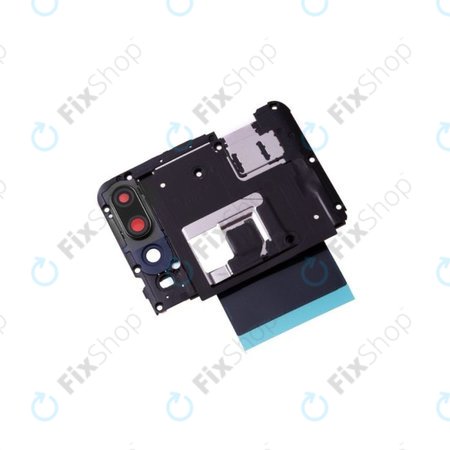 Huawei P Smart Z - Alaplap burkolat + hátsó kamera üveg (Midnight Black) - 02352RRQ Genuine Service Pack