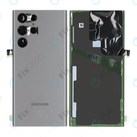 Samsung Galaxy S22 Ultra S908B - Akkumulátor Fedőlap (Graphite) - GH82-27457E Genuine Service Pack