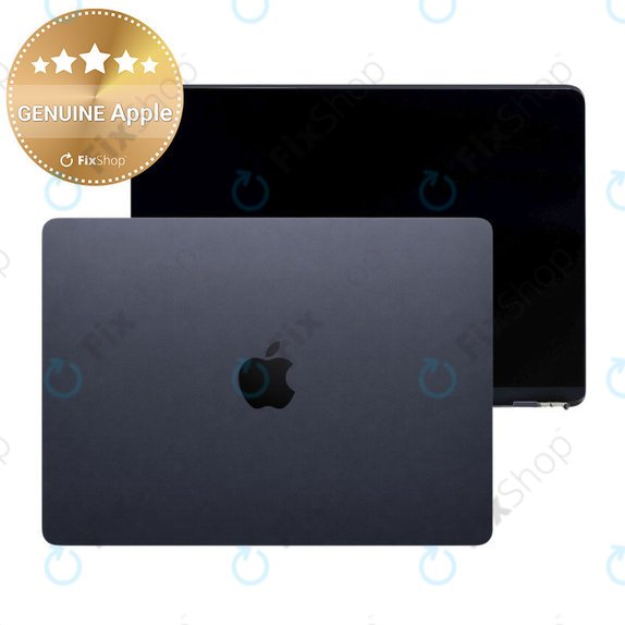 LCD kijelző MacBook Air 15", A3241 (2025), első üveggel és fedéllel, Midnight, 661-50131, Genuine Apple