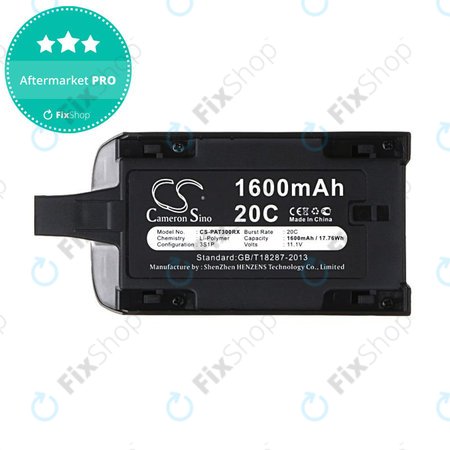 Akkumulátor Parrot Bebop Drone 3.0, Mini Quadcopter, 1600mAh, Li-Pol, 11.1V, HQ