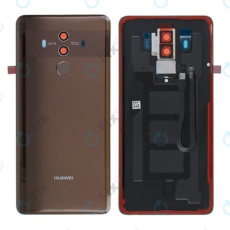 Huawei Mate 10 Pro BLA-L29 - Akkumulátor Fedőlap + Ujjlenyomat Érzékelő (Mocha Brown) - 02351RWF, 02351RVW Genuine Service Pack