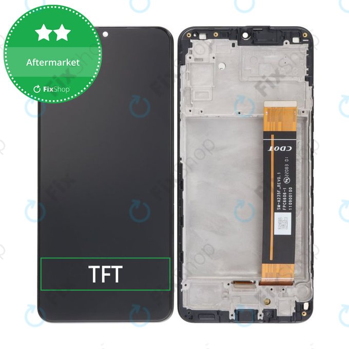 Samsung Galaxy A23 A235F - LCD Kijelző + Érintőüveg + Keret TFT