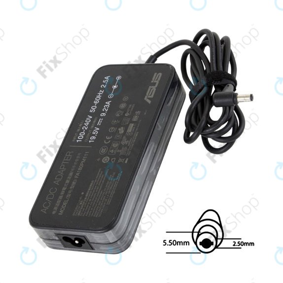 Töltő adapter, Asus, B0A001-00260600, 180W, 19.5V, Genuine Service Pack