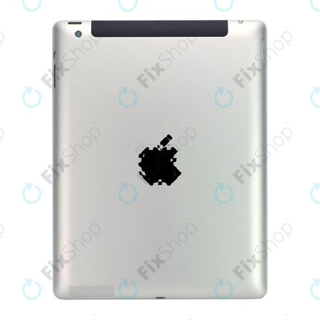 Apple iPad 4 - hátsó Housing (Wifi + 3G) (Kijelzőkapacitások nélkül)