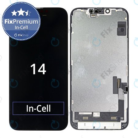 Apple iPhone 14 - LCD Kijelző + Érintőüveg + Keret In-Cell FixPremium