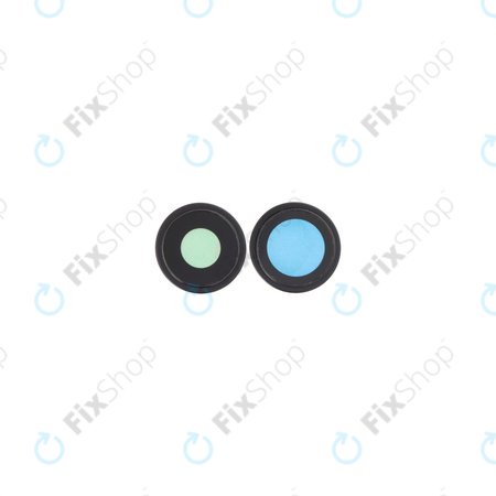 Apple iPhone 16, 16 Plus - Hátlapi Kamera Lencse Kerettel (Black) - 2db