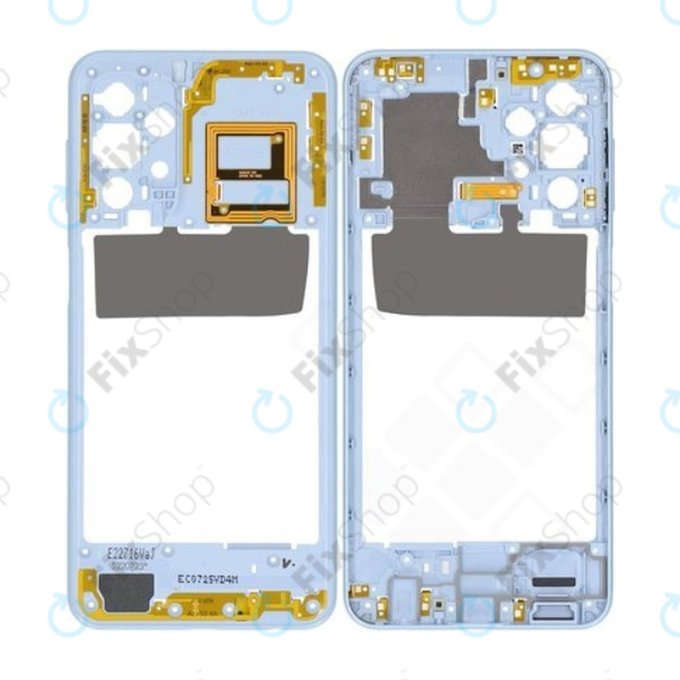Samsung Galaxy A23 5G A236B - Középső Keret (Awesome Blue) - GH98-47823C Genuine Service Pack