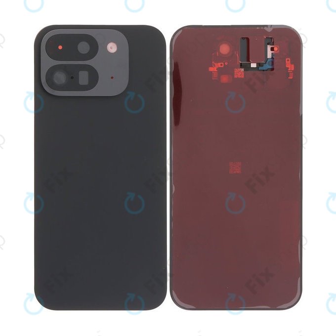 Google Pixel 9 Pro Fold - Akkumulátor Fedőlap Komplett (Obsidian)