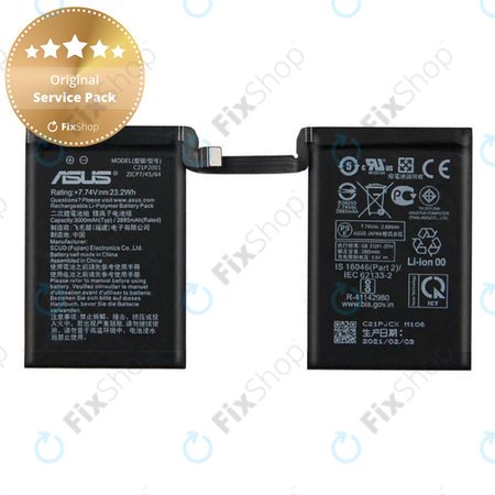 Asus ROG Phone 5 ZS673KS - Akkumulátor C21P2001 6000mAh - 0B200-03920400 Genuine Service Pack
