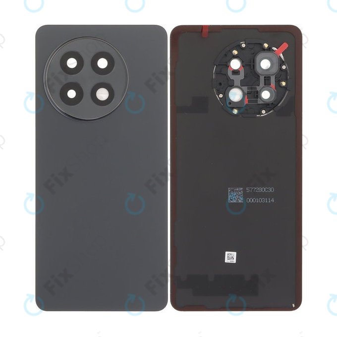 OnePlus 13R 5G CPH2645 - Akkumulátor Fedőlap Komplett (Nebula Black)