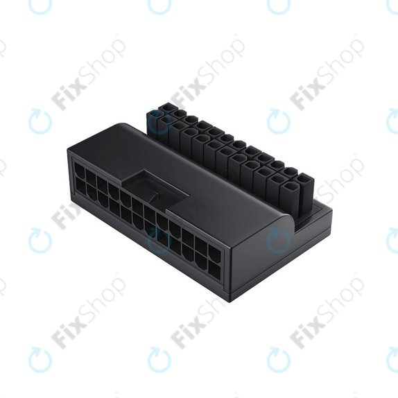 ATX 24 tűs 90°-os alaplapi tápcsatlakozó adapter
