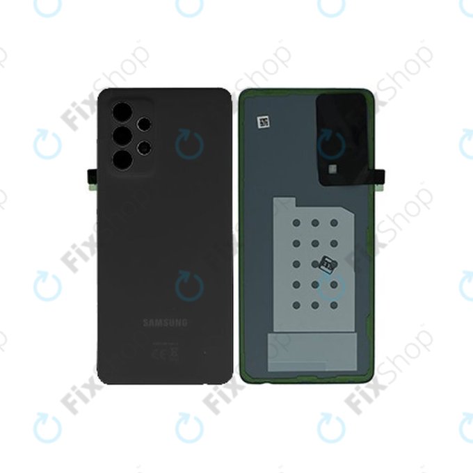 Samsung Galaxy A52 A525F, A526B - Akkumulátor Fedőlap (Awesome Black) - GH82-25427A Genuine Service Pack