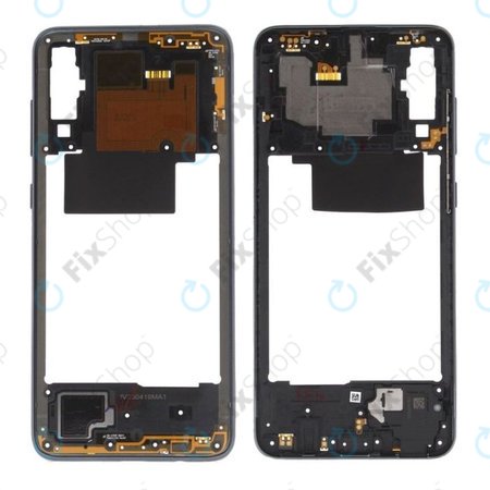 Samsung Galaxy A70 A705F - Középső Keret (Black) - GH97-23258A, GH97-23445A Genuine Service Pack