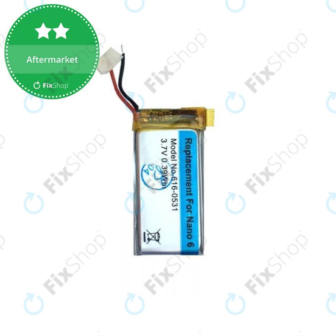 Apple iPod Nano (6th Gen) - Akkumulátor 105mAh