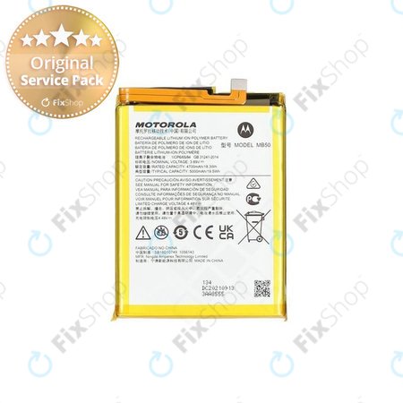 Motorola Moto G200 XT2175 - Akkumulátor MB50 5000mAh - SB18D10749, SB18D22902 Genuine Service Pack
