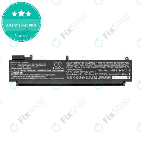 Akkumulátor Lenovo ThinkPad T460s, T470s, 2000mAh, Li-Pol, 11.4V, 00HW022, HQ
